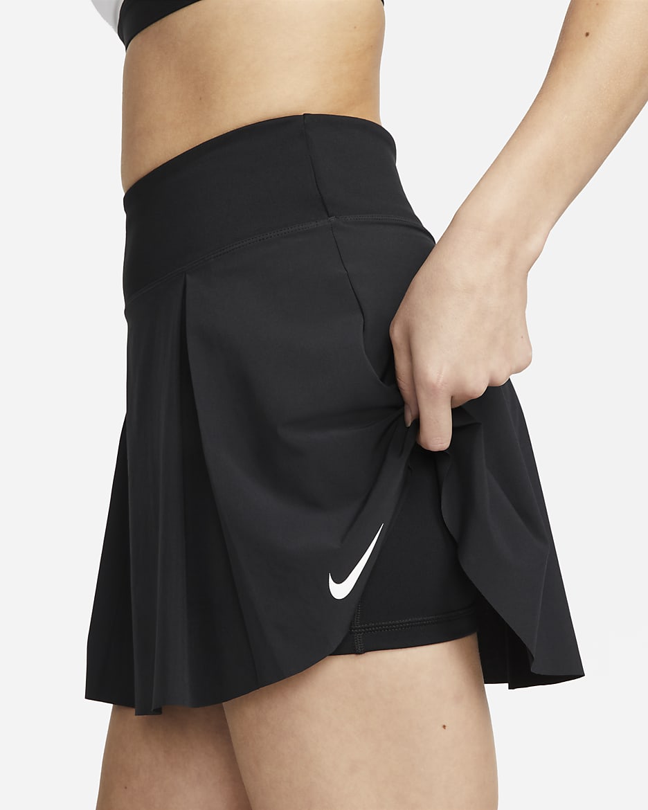 Falda de tenis corta para mujer Nike Dri FIT Advantage